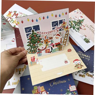 creative aesthetic large christmas card greeting cards圣诞卡