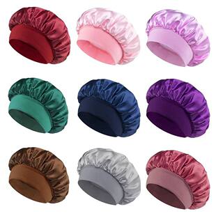 Women Satin Bonnet Hair Bonnet for Sleeping Hair Care Silk B