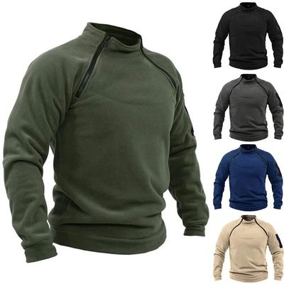 Mens Tactical Outdoor Polar Fleece Jacket Hunting Clothes Wa