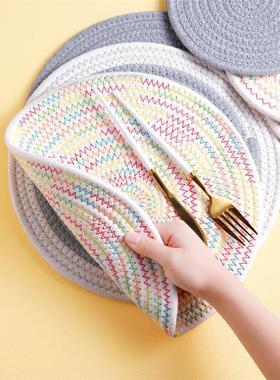 Corn fur woven Dining Table Mat Heat Insulation Pot Holder