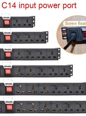 Cabinet rack wall desktop mount PDU Power Strip Unit C14 Inp