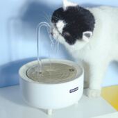 Cat Feeder Fountain Automatic Water Drinking Bowl Pet
