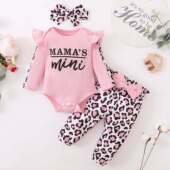Newborn Outfit Clothes Girl 3Pcs Infant Baby Sets