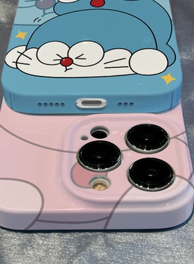 哆啦A梦情侣可爱男女苹果1614plus/13promax手机壳菲林iPhone12/11/78x华为荣耀oppovivo小米红米