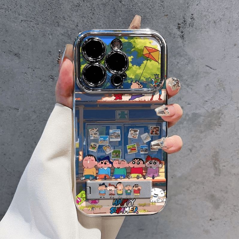 焱焱蜡笔小新适用苹果16手机壳卡通iphone15promax硅胶软壳14外壳12全包13防摔xsmax外壳网红xr日韩78plus