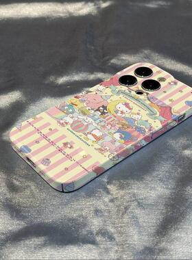潮牌马戏团小动物合集苹果1614pro菲林手机壳iphone13亚克力12情侣x手机外壳硬