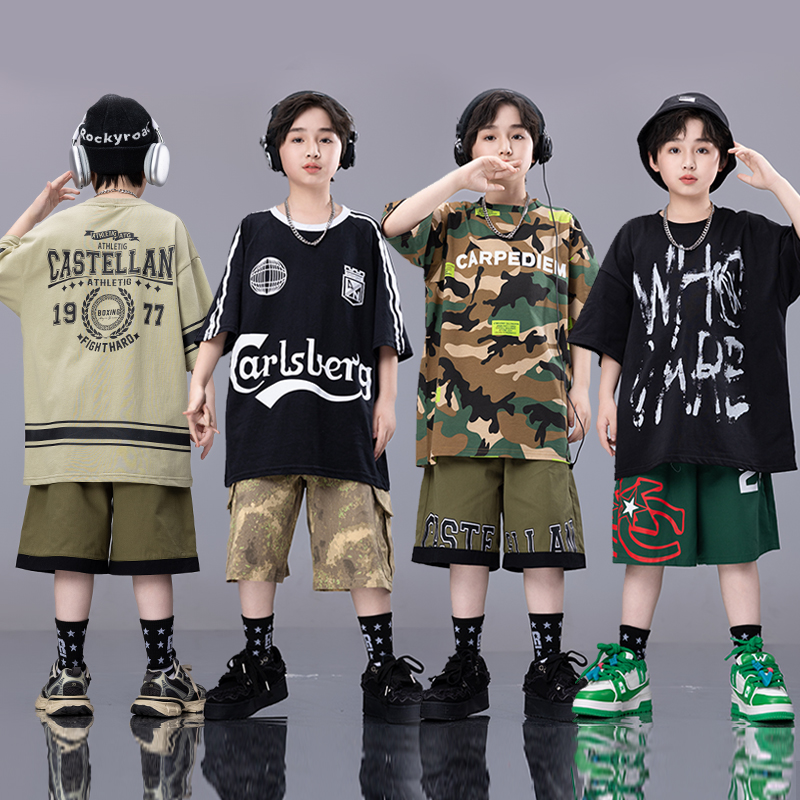 儿童男女童街舞嘻哈演出服