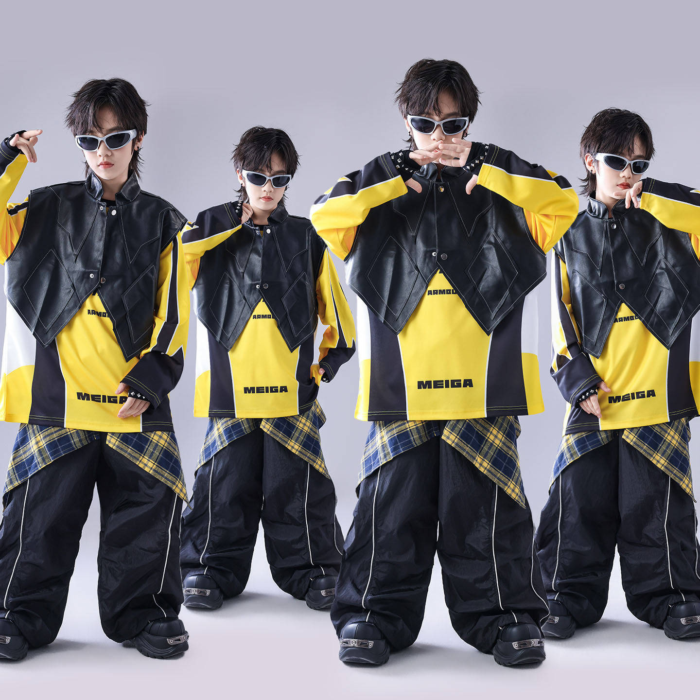 儿童嘻哈街舞演出服少儿hiphop马甲套装男童架子鼓服装男孩衣服潮,童装/婴儿装/亲子装,儿童演出服,淘宝优惠券,粉丝福利购,淘宝优惠卷