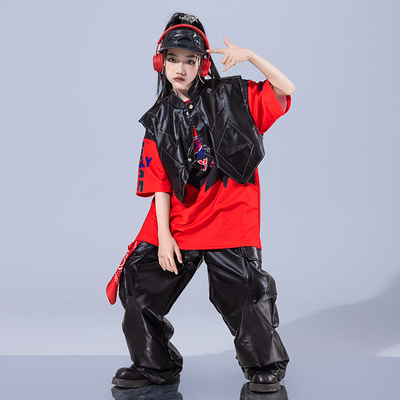 男女同款嘻哈街舞演出服