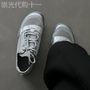 【高品质】夏季透气网面运动鞋厚底通勤休闲徒步户外登山赤足鞋男