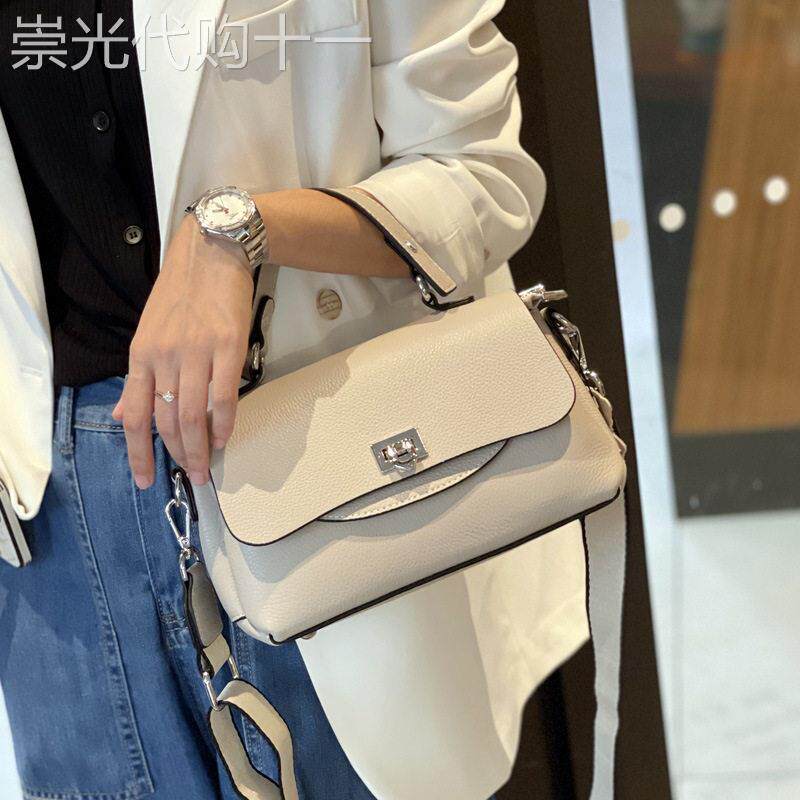 法国正品MK Jessie真皮女包时尚女士手提包软皮大容量单肩斜挎包