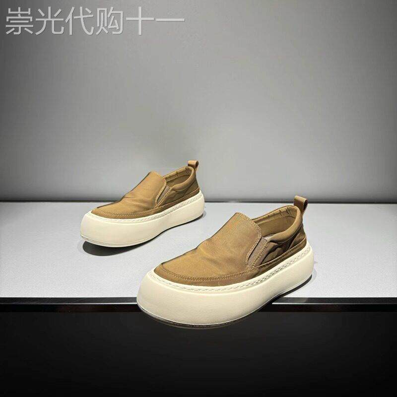男鞋夏季冰丝透气2025新拖鞋厚底旧北京布鞋男休闲软底运动鞋