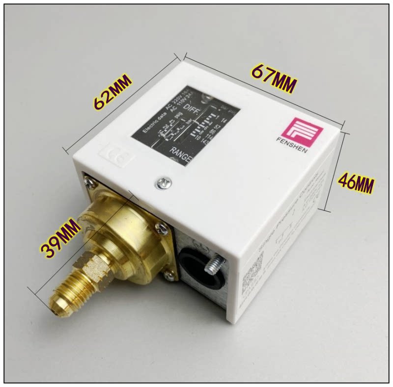 上海奉申压力开关气压单压控制器pc3e pc6e pc10e pc20de pc30de