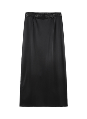 「月下」2025年夏季高级感中长款半身裙女时尚百搭SHBZC622229