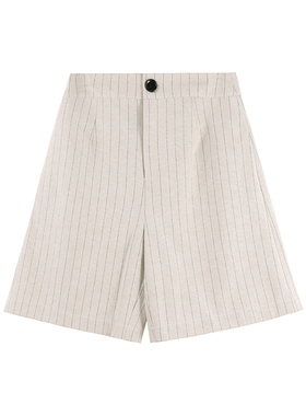 「莫吉托」夏季休闲老钱风高级感休闲裤阔腿中裤SHBZC622235