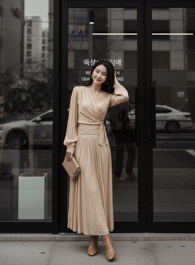 【沙漏之舞】两件套轻奢气质时尚穿搭长款小众设计感SHBZX621268