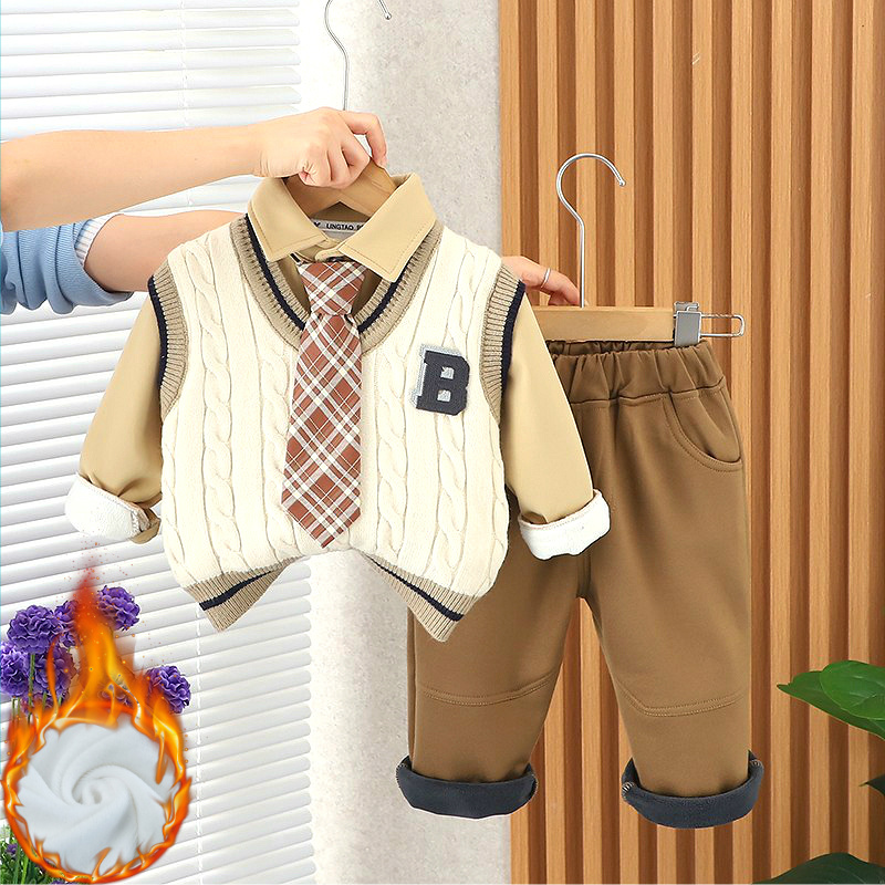 帅气棉三件套冬季一体绒划算