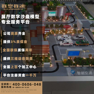 我型我速定制机械动态智慧农业园区交通沙盘模型城市规划公司北京