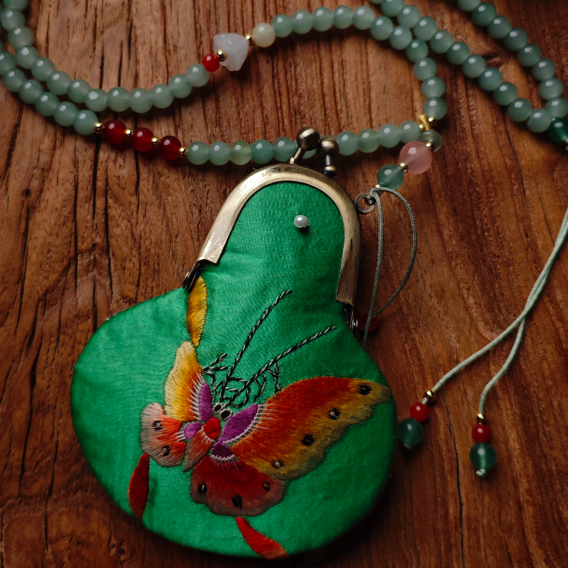 中国风旗袍中式手工刺绣老绣香囊香包香袋香袋香包孤品项链荷包,饰品/流行首饰/时尚饰品新,民族风项链/吊坠,淘宝优惠券,粉丝福利购,淘宝优惠卷