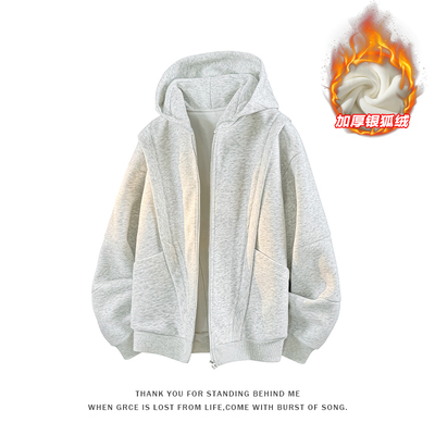 卫衣外套男女款秋冬季夹克男