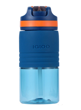 美国igloo吸管杯儿童夏季男女孩上学用高颜值便携运动水杯tritan