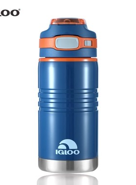 美国IGLOO便携双层保温杯304材质带提手盖锁弹盖直饮水杯轻奢炫彩