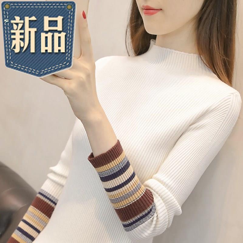 女2z018新秋冬装韩版加厚紧身针织长袖半高领毛衣打底衫套头修身|msdalam kategori Butik wanita / wanita, sweater - dari Buy2taobao.com untuk memberikan perkhidmatan ejen Taobao profesional membeli