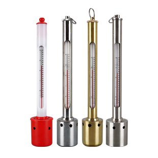 温度计水温表表层测水温计海水养殖专用淡水红水水银温度计保护套