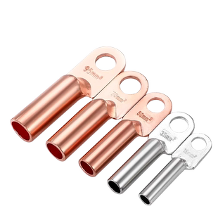 DT-10/16/25/35/50/70铜鼻子接线端子铜线耳电缆堵油铜接头接线鼻