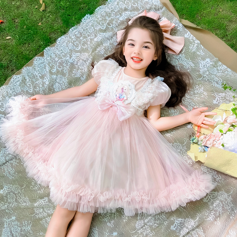 纱裙连衣裙女童高级感亲肤潮童甜美外穿舒服流行新款百搭时尚休闲