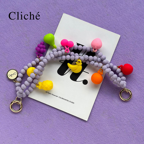 CLICHE清新可爱小水果手机壳短链