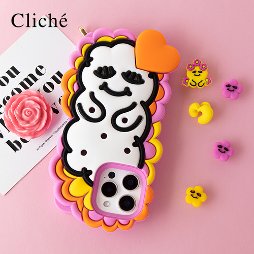 硅胶壳小清新苹果16手机壳原创