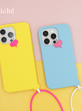 CLICHE 手机壳适用iPhone14/pro/MAX 高级硅胶 苹果原创女新款 ins手提 情侣防摔手机壳保护套