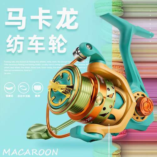 皓顿微物纺车轮浅线杯马卡龙配色