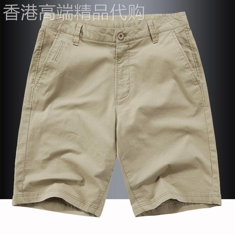 短裤男夏天五分裤西裤韩版潮流夏季休闲 薄款5分沙滩裤子纯棉五分