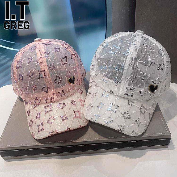香港I.Tgreg速干透气女款鸭舌帽2026新款夏季出游薄款网纱棒球帽
