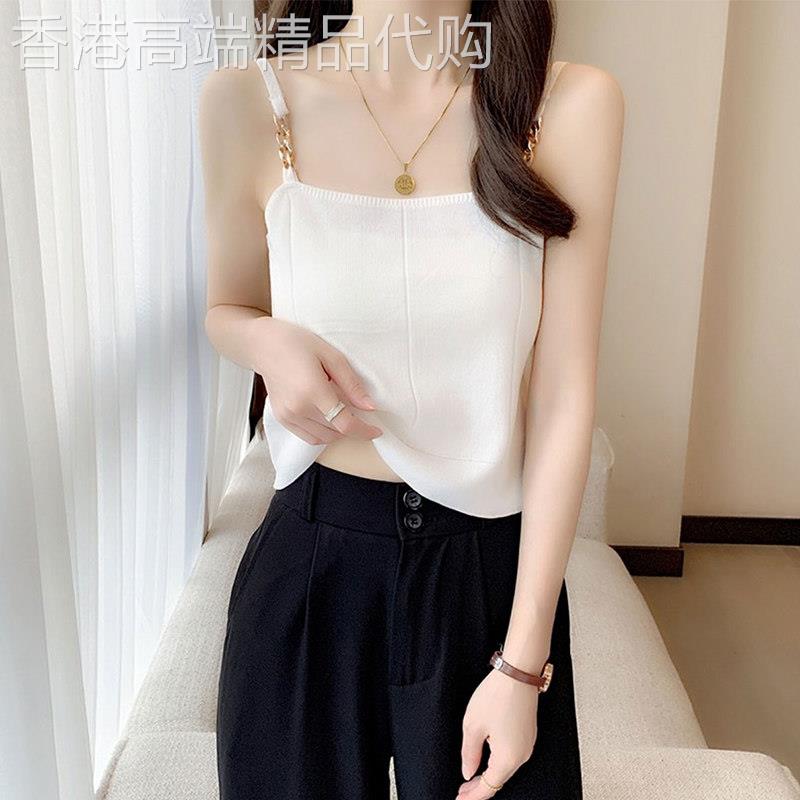 白色小吊带背心女夏季修身显瘦2026新款性感西装百搭内搭宽松上衣
