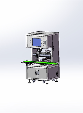 视觉贴标机 原文件 X3254 3D图纸 机械设计素材 SW模型