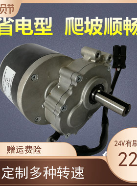 贝珍宏芮好哥九圆电动轮椅车电机配件轮椅专用电机马达零配件250W