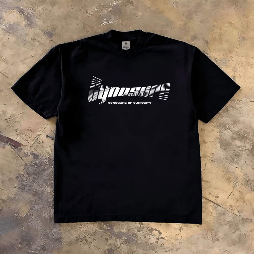 100%纯棉 美式复古印花T恤重磅不透潮流夏季短袖男款宽松休闲半袖