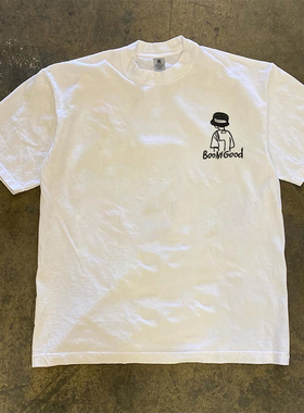 JSC 100%纯棉 轻奢潮款个性设计夏季圆领短袖t恤男女情侣款休闲