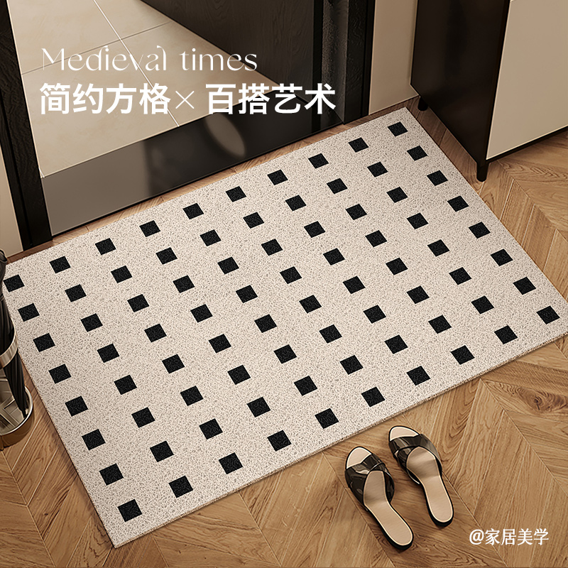 入户门耐脏防滑丝圈脚垫可裁剪