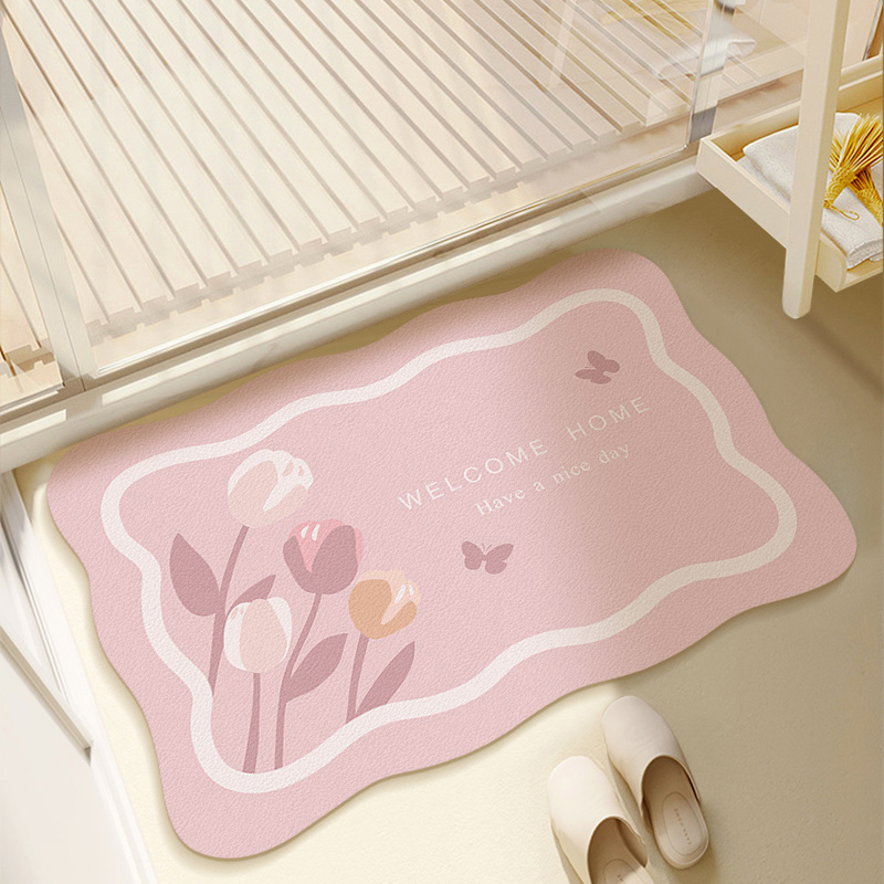 吸水地垫化妆室浴室门口厕所防滑速干矽藻泥脚垫子家用进门垫地毯,居家布艺,家用脚垫,淘宝优惠券,粉丝福利购,淘宝优惠卷