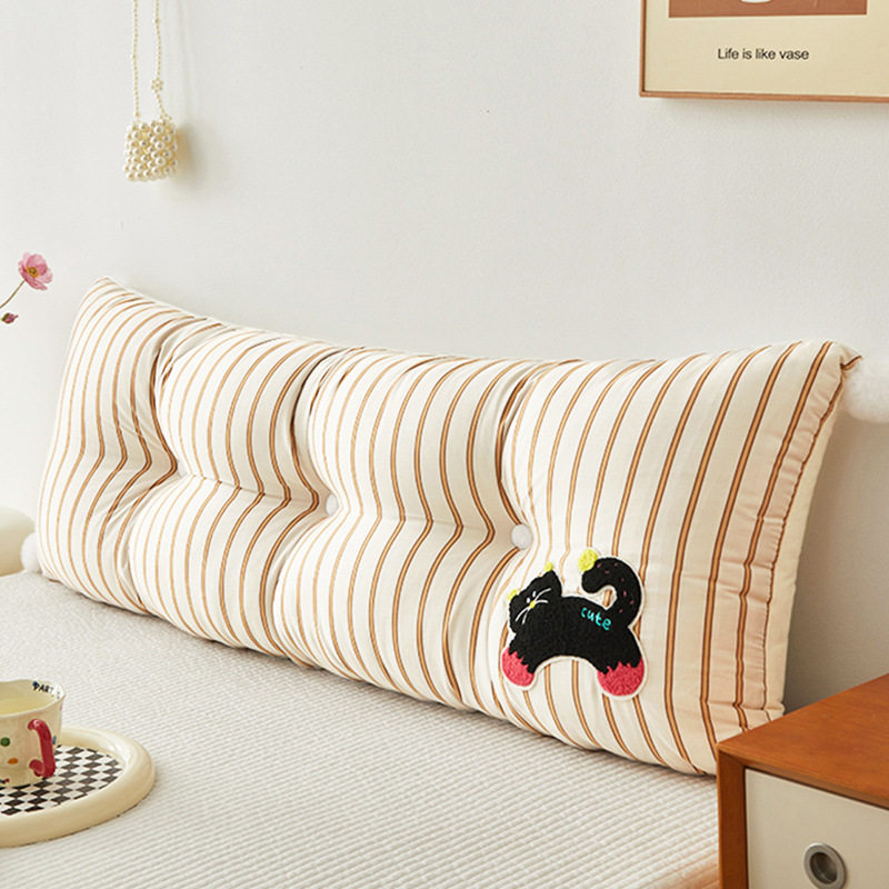 可爱卧室床头靠垫护腰靠枕2026新款宿舍防撞软包榻榻米沙发大靠背