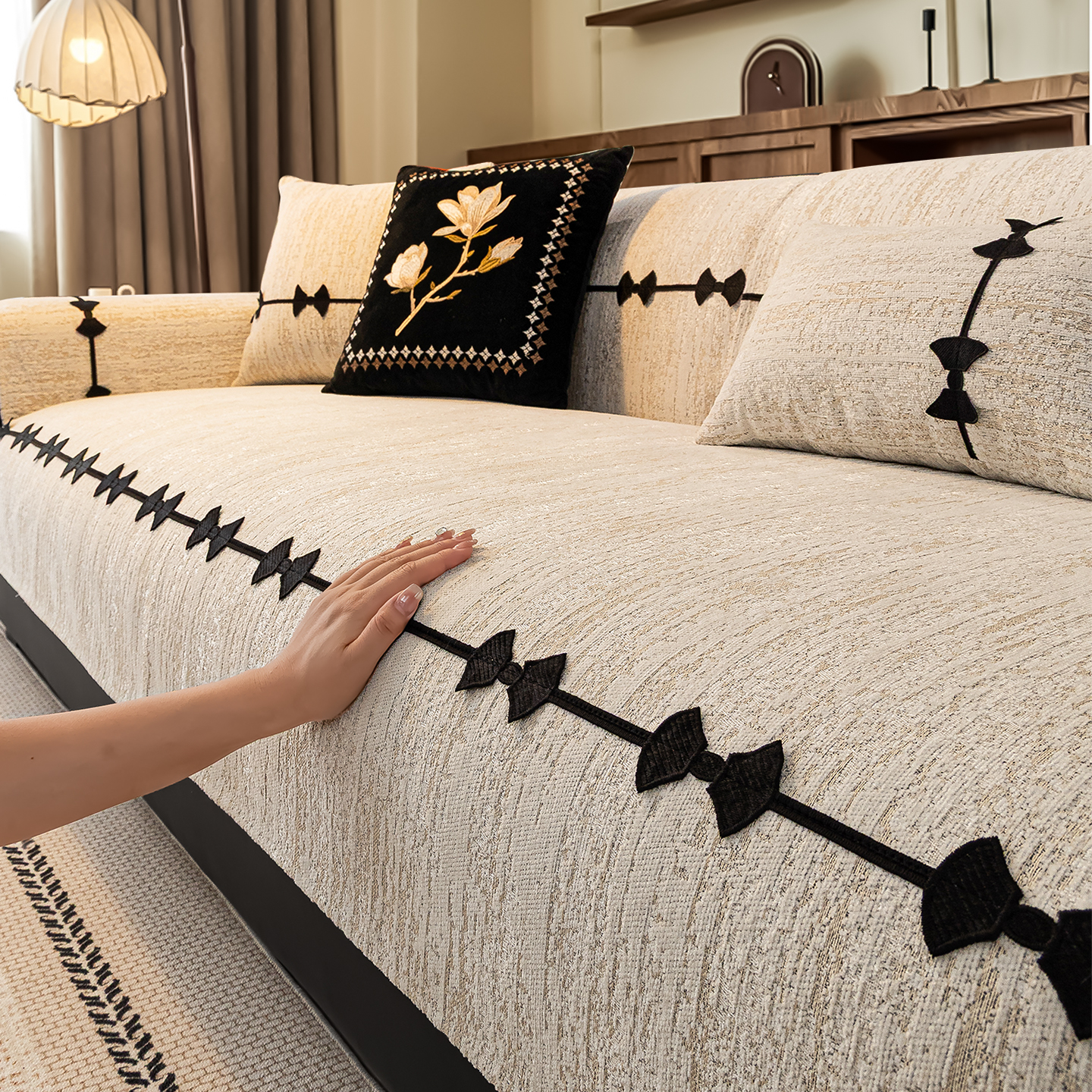 2025新款四季通用沙发垫防猫抓