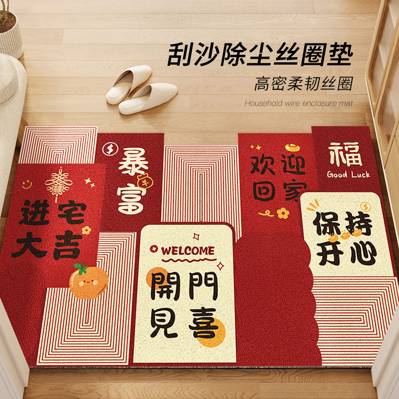 入户门耐脏免洗丝圈地垫