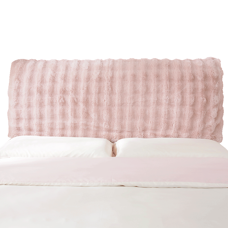 2023兔兔绒加厚全包通用床头罩