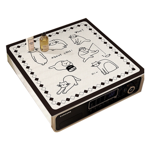 2024新款滚筒洗衣机防尘盖布硅藻泥防滑垫防水防晒冰箱床头柜垫子