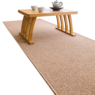 飘窗垫四季通用仿剑麻防滑坐垫客厅地垫日系主卧阳台窗台垫可定制