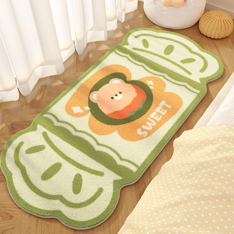 卧室床边地毯大面积ins房间主卧室内防滑脚垫轻奢高级感加厚地垫,居家布艺,家用脚垫,淘宝优惠券,粉丝福利购,淘宝优惠卷